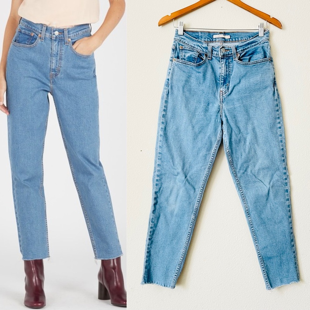 Levi’s SIZE 28 high rise stretchy mom jeans